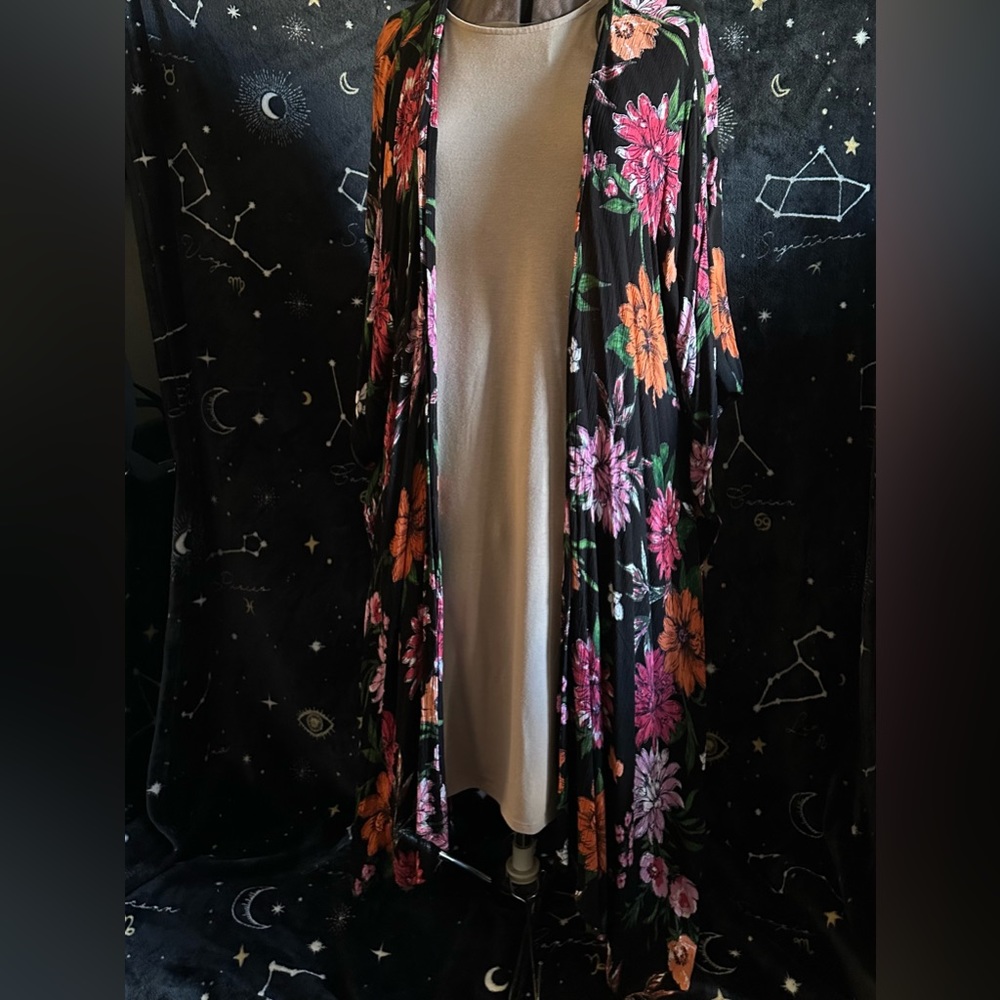 Floral Duster Coverup